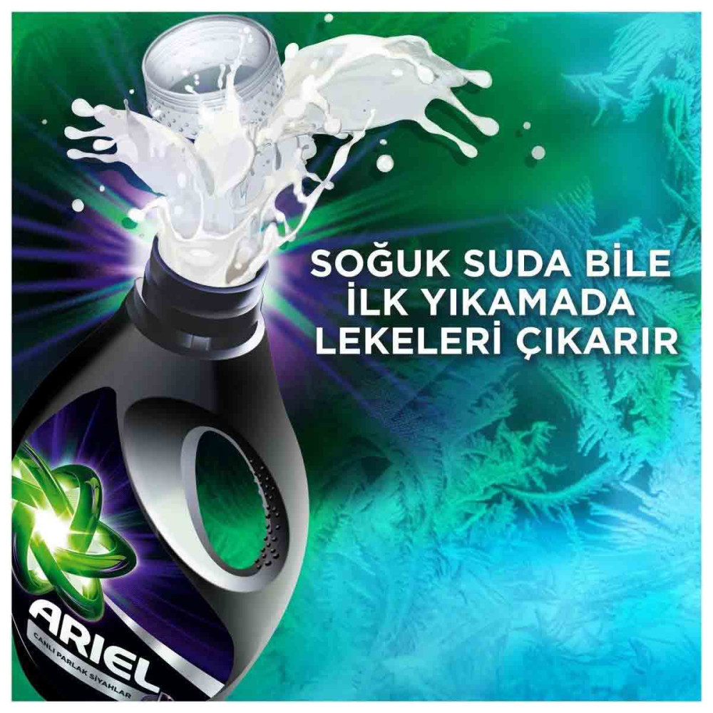 Ariel Sıvı Çamaşır Deterjanı 880 ml 16 Yıkama Canlı Parlak Siyahlar