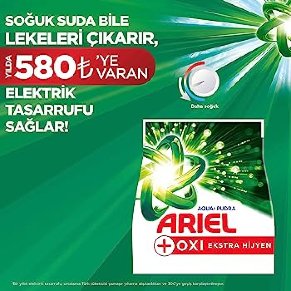 Ariel Toz Çamaşır Deterjanı 4,5 kg 30 Yıkama Oxi Extra Hijyen