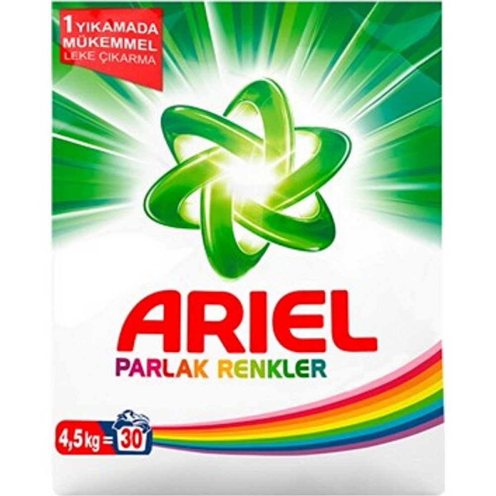 Ariel Toz Çamaşır Deterjanı Parlak Renkler 4,5 kg Çamaşır Deterjanı Fiyatı