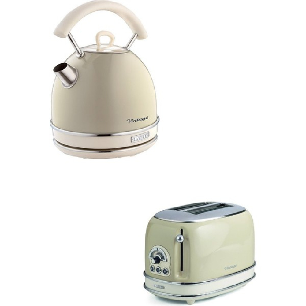 Ariete Vintage Kettle Bej 1,7 Litre Ariete Vintage Ekmek Kızartma Makinesi Bej Su Isıtıcıları / Kettle Fiyatı