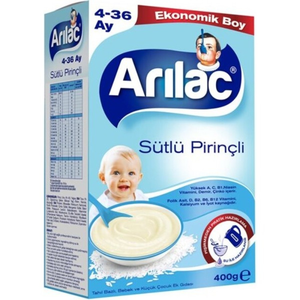 Arılac Instant Sütlü Pirinçli 4-36 Ay Kaşık Maması 400 G Oto Boyaları Fiyatı