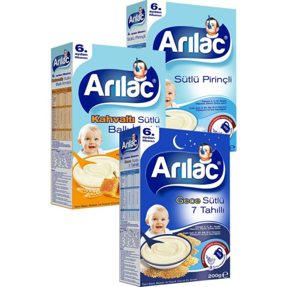 Arılac Karışık Sütlü Kaşık Maması Avantaj Paket Bebek Mamaları Fiyatı