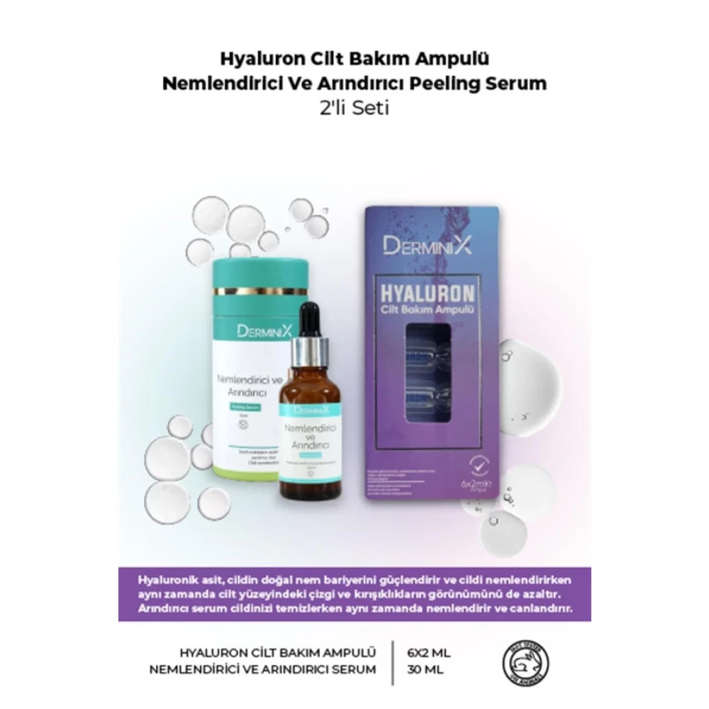 Arindirici, Aydinlatici Ve Nemlendirici 2Li Set (Hyaluronic Acid + Peeling Serum) Yüz Bakım Setleri Fiyatı