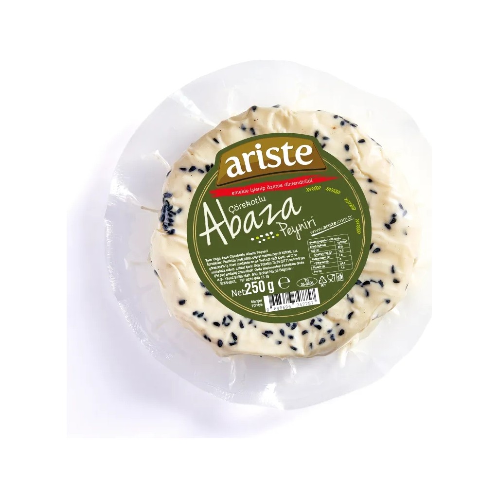 Ariste Çörek Otlu Abaza Peyniri 250 gr – Dinlendirilmiş Peynir Fiyatı