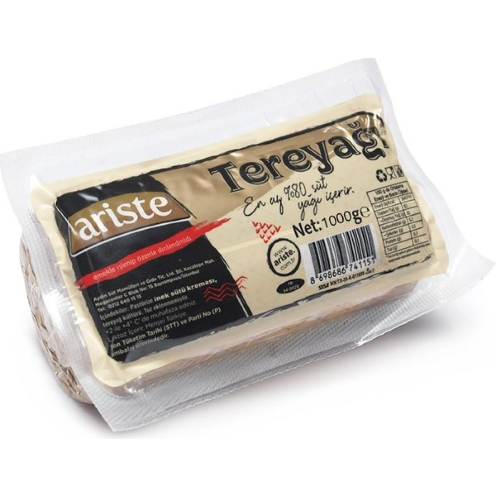 Ariste Tereyağı 1000 gr - 1 kg Oto Boyaları Fiyatı