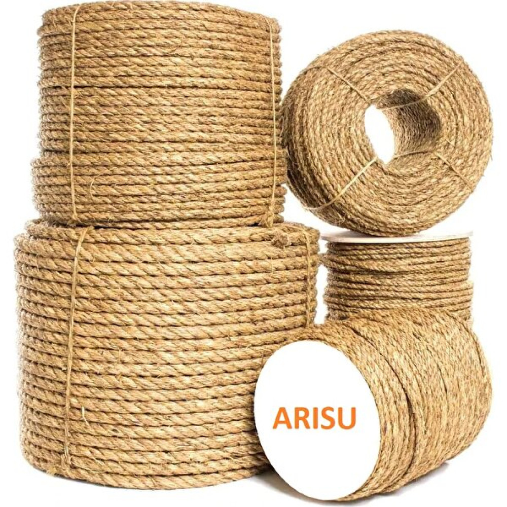 Arısu Hasır Ip 5mm 20 Metre Jüt Halat Kendir Doğal Ip Nalburiye & Hırdavat Fiyatı