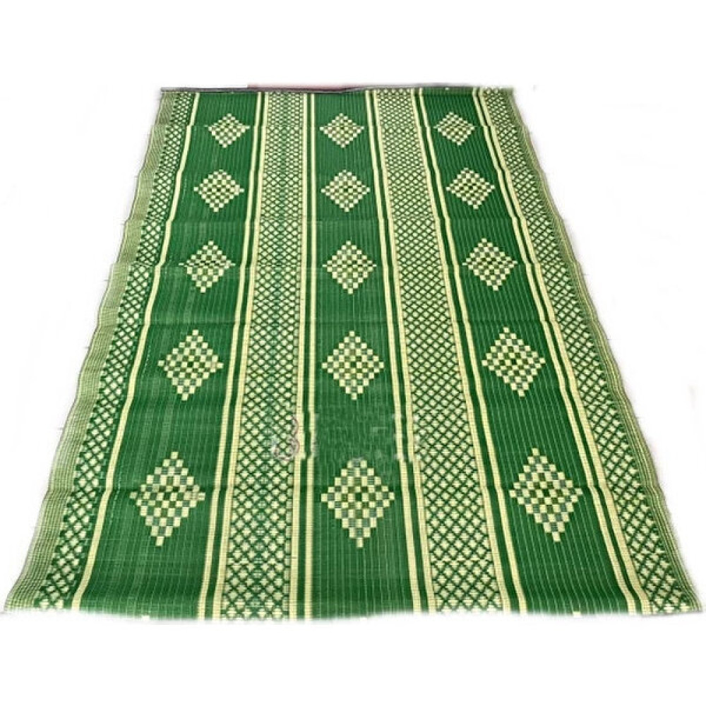 Arısu Plastik Hasır 120 x 230 cm Çift Mekik Piknik Cami Bahçe Kilimi Bağ Namazlık - Yeşil Kilim Fiyatı