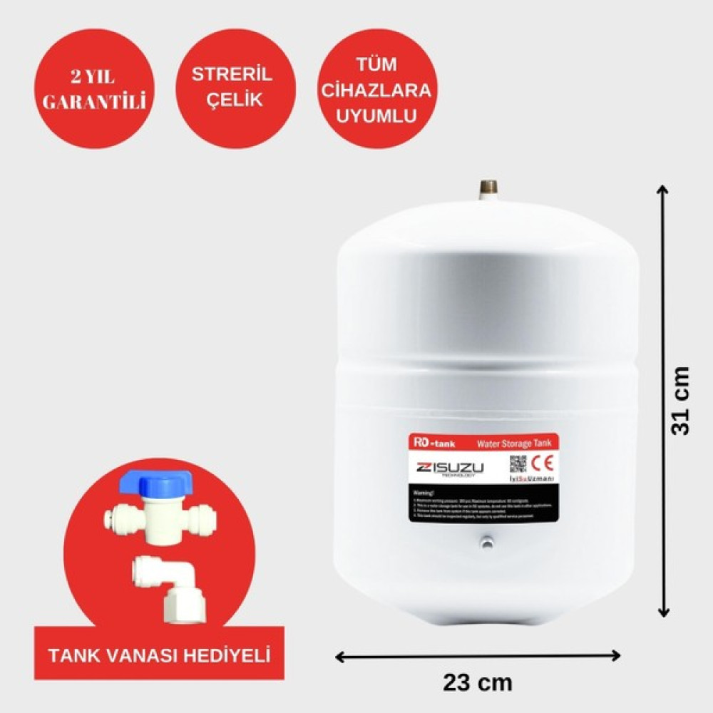 Arıtmacı Isuzu Kırmızı Su Arıtma Cihazı Tankı(Beyaz) Oto Boyaları Fiyatı