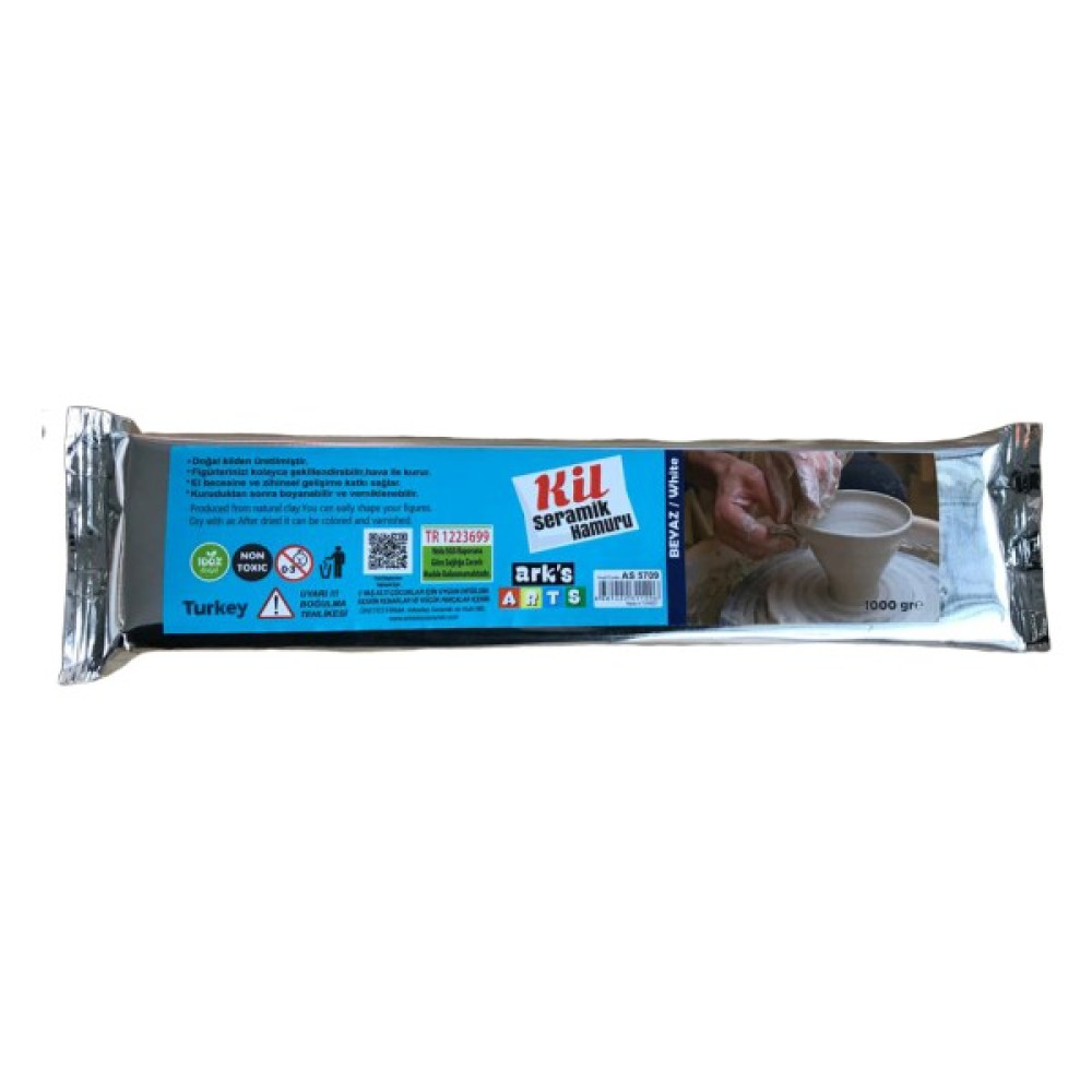 Ark Doğal Beyaz Kil Seramik Hamuru 1 kg Oto Boyaları Fiyatı