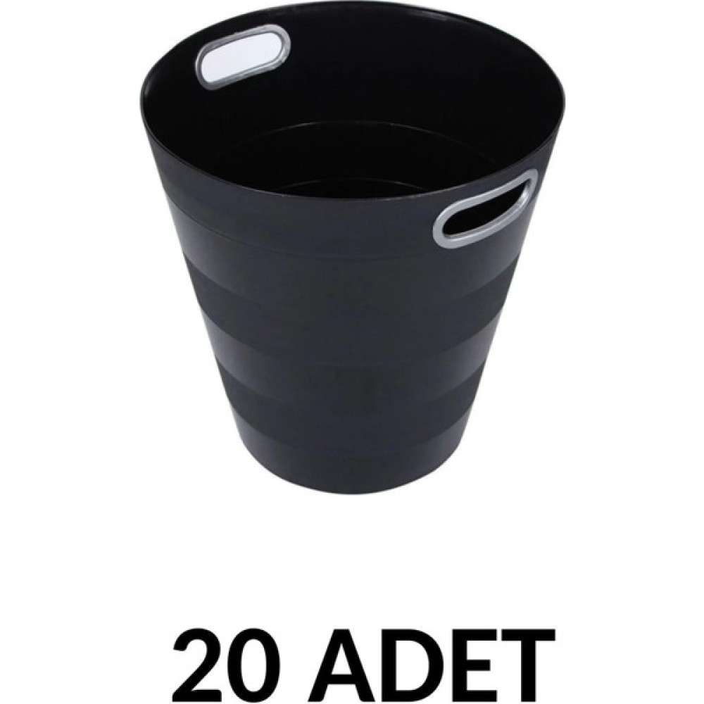 Arkitölye 20 Adet Ark Basket Çöp Kovası 12 Litre 1051 Siyah Ofis Çöp Kutusu Fiyatı