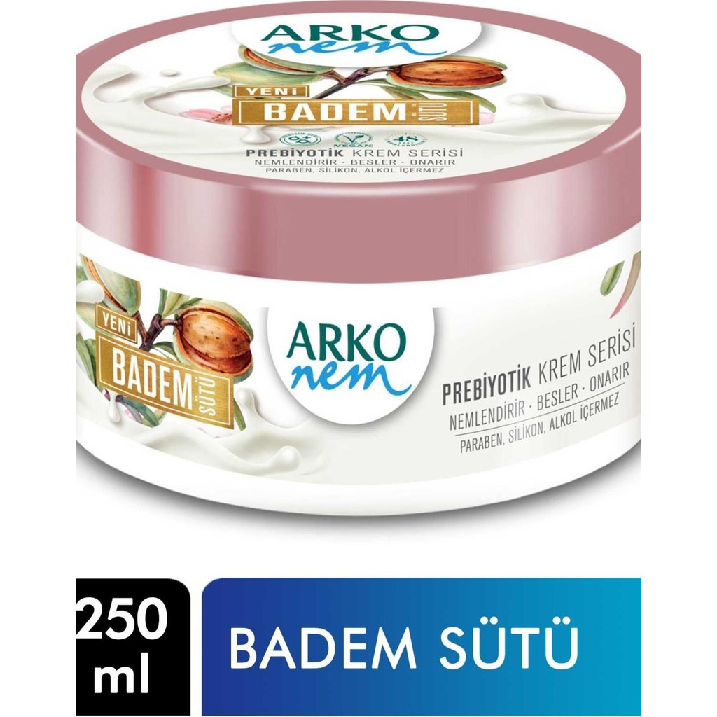 Arko Arko Nem Krem Prebiyotik 250 ml Badem Sütü 8690506507367 Yüz Kremi Nemlendiriciler Fiyatı