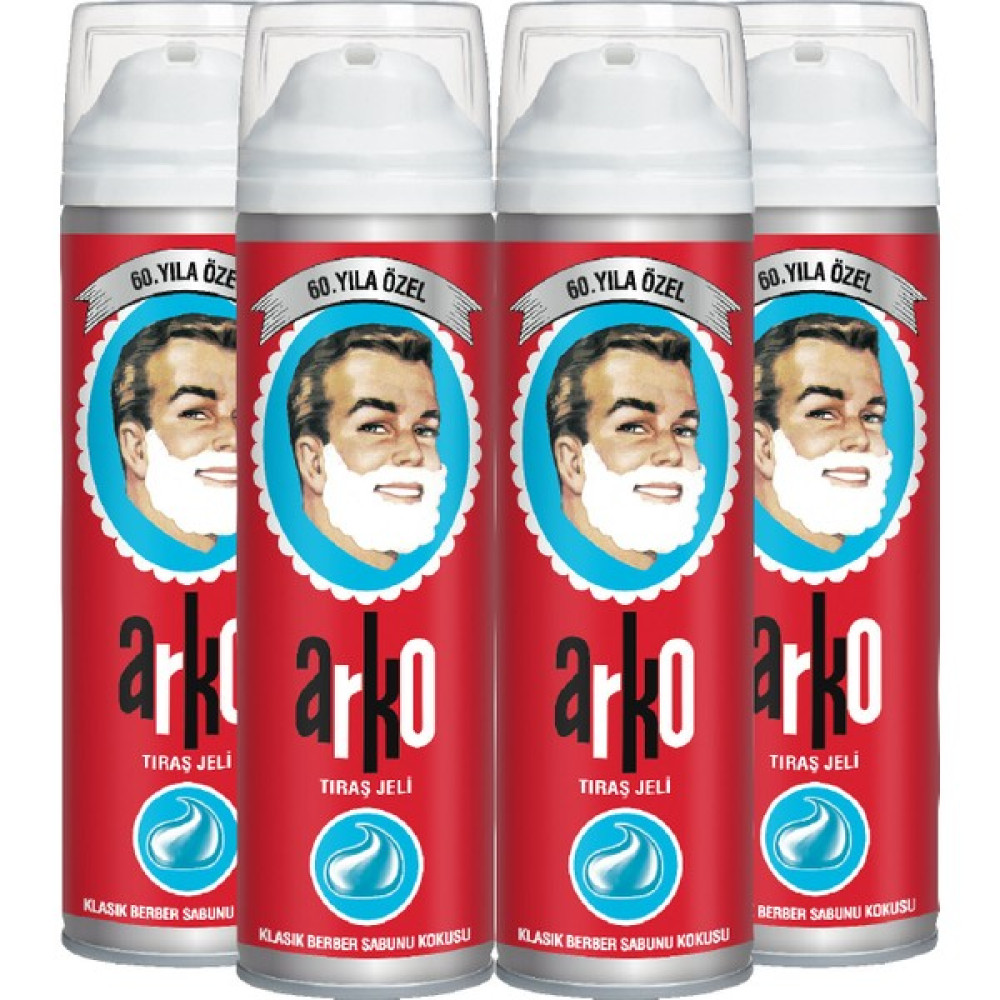 Arko Men 60. Yıl Özel Tıraş Jeli 4 x 200 ml Tıraş Jelleri / Köpükleri / Kremleri Fiyatı