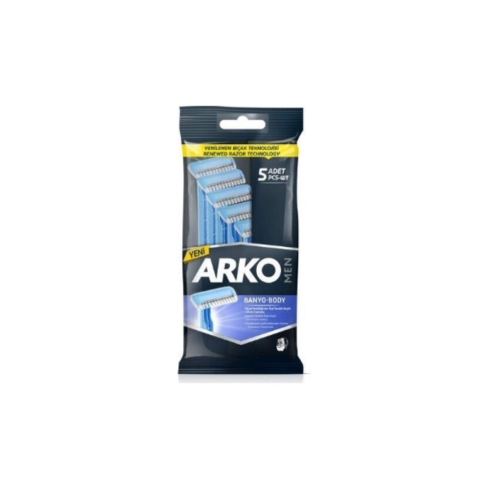Arko Men Banyo Tıraş Bıçağı 5 Li Tıraş Bıçağı ve Yedekleri Fiyatı
