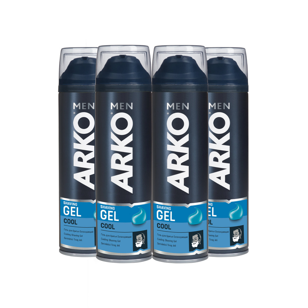 Arko Men Cool Tıraş Jeli 4x200ml Tıraş Jelleri / Köpükleri / Kremleri Fiyatı