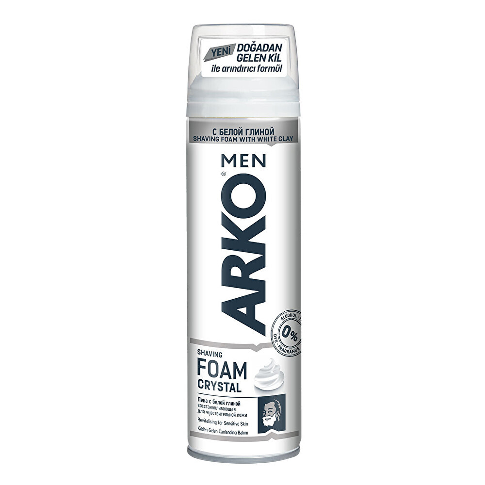 Arko Men Crystal 2in1 Tıraş Köpüğü 200 ml Tıraş Jelleri / Köpükleri / Kremleri Fiyatı