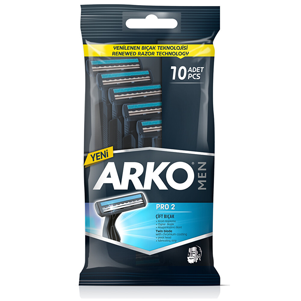 Arko Men Pro 2 Tıraş Bıçağı 10'lu Tıraş Bıçağı ve Yedekleri Fiyatı