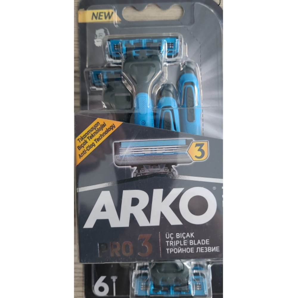 Arko Men Tiras Bicagi Pro 3 6'Li Tıraş Bıçağı ve Yedekleri Fiyatı