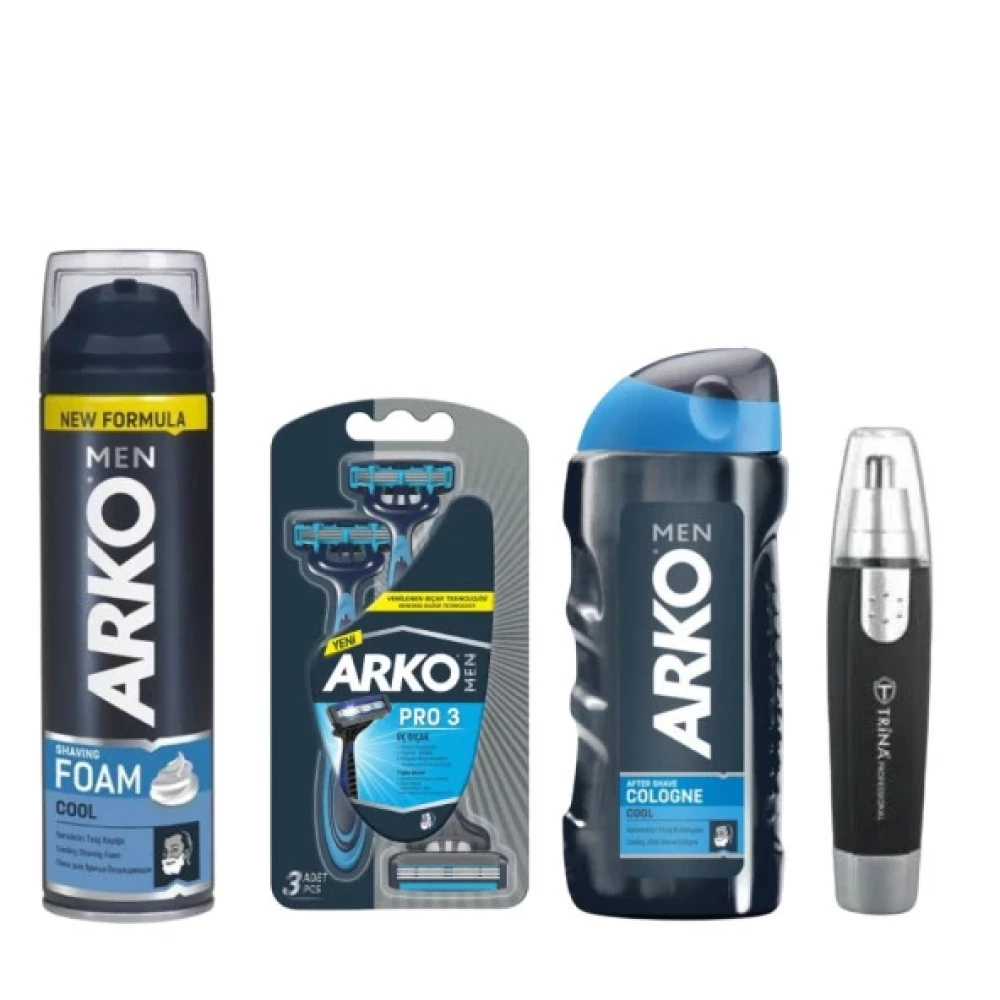 Arko Men Tiras Kopugu Cool 200 Ml + Arko Tiras Bicagi T3 Blister 3 Tıraş Jelleri / Köpükleri / Kremleri Fiyatı