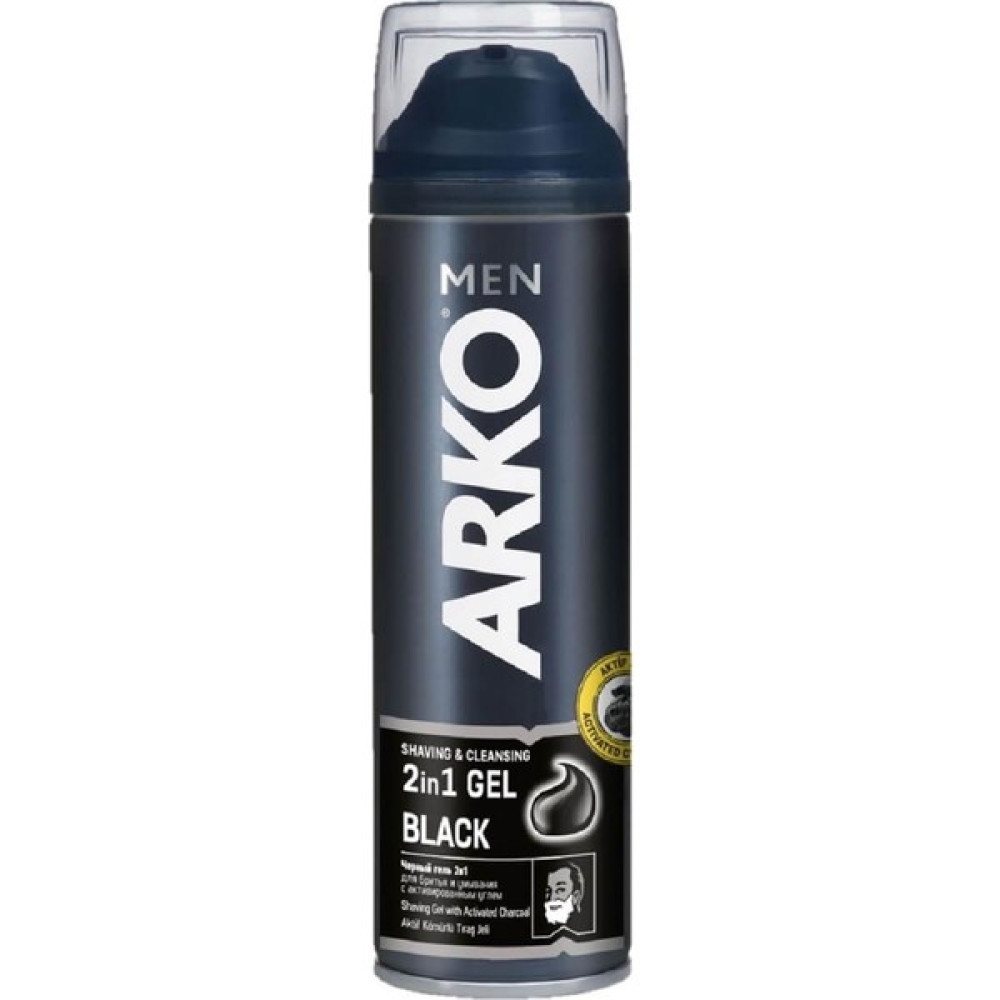 Arko Men Traş Jeli Black Aktif Kömürlü 200 ml Tıraş Sonrası Bakım Fiyatı