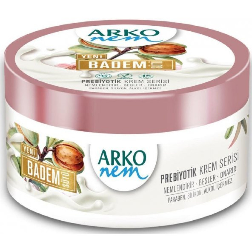 Arko Nem Badem Sutu Ozlu Prebiyotik Krem 250 Ml Vücut Losyonu ve Nemlendiricileri Fiyatı