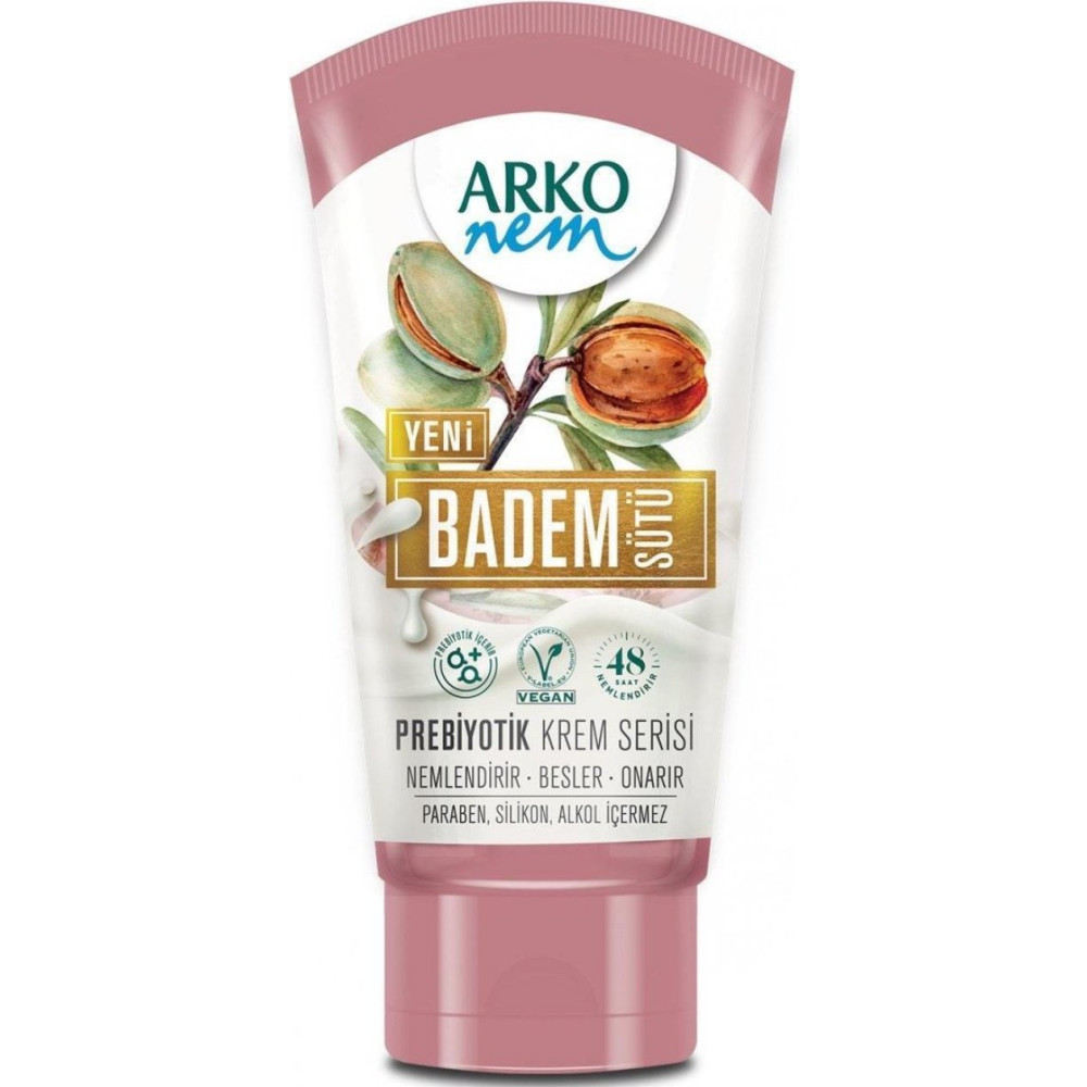 Arko Nem Badem Sutu Ozlu Prebiyotik Tup Krem 60 Ml Vücut Losyonu ve Nemlendiricileri Fiyatı