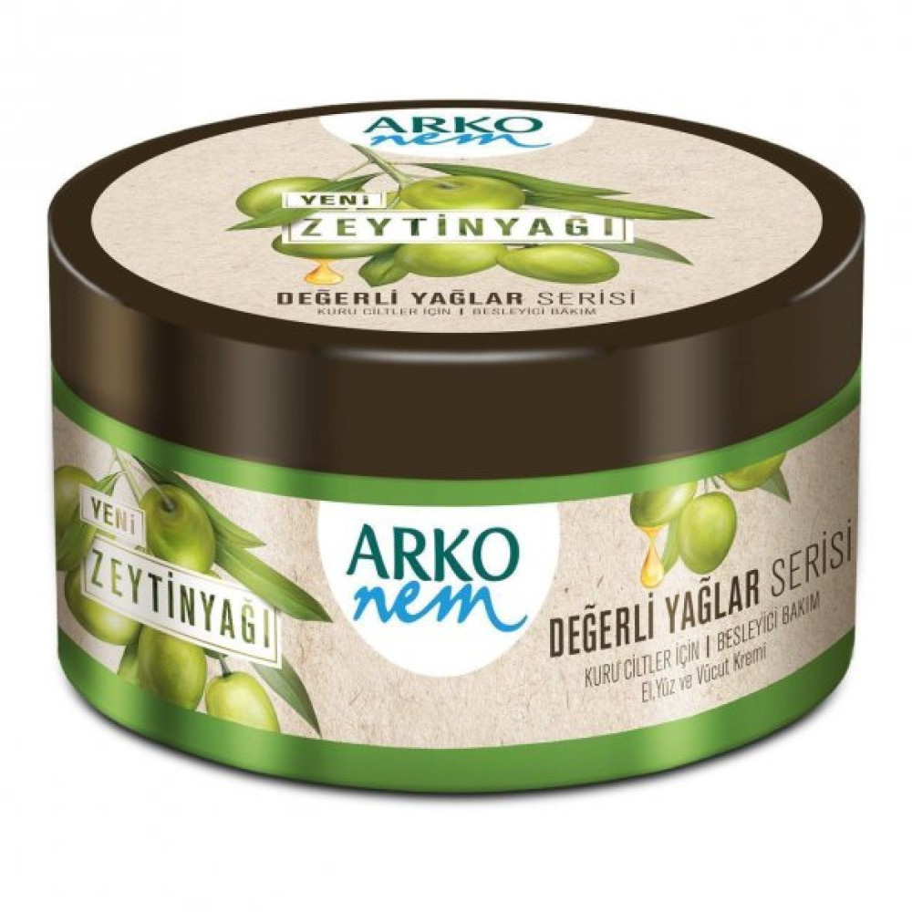 Arko Nem Degerli Yaglar Zeytinyagi Ozlu Yeni Kavanoz Krem 250 Ml Vücut Losyonu ve Nemlendiricileri Fiyatı