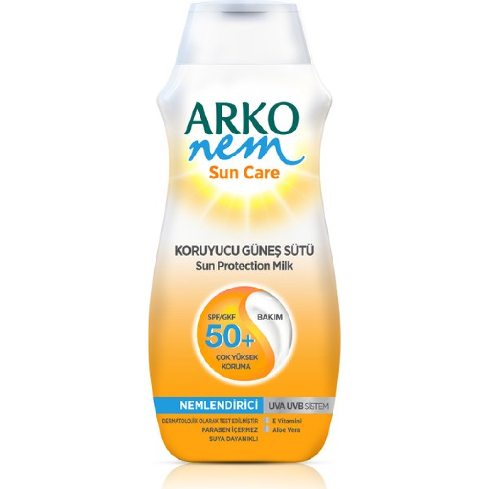 Arko Nem Güneş Bakım Sütü 50 Faktör 200ml Güneş Kremleri ve Losyonları Fiyatı