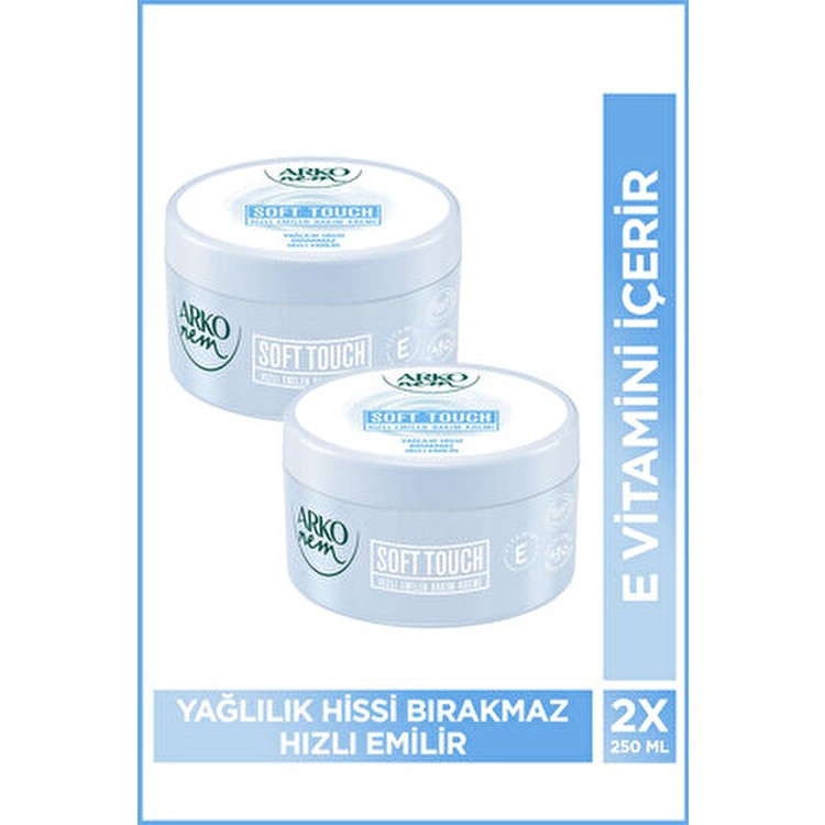Arko Nem Hızlı Emilen Soft Touch Krem 2X250 ml Krem Renkli Yoğun Nemlendirme Özelliği ile SSD / Solid State Drive Fiyatı