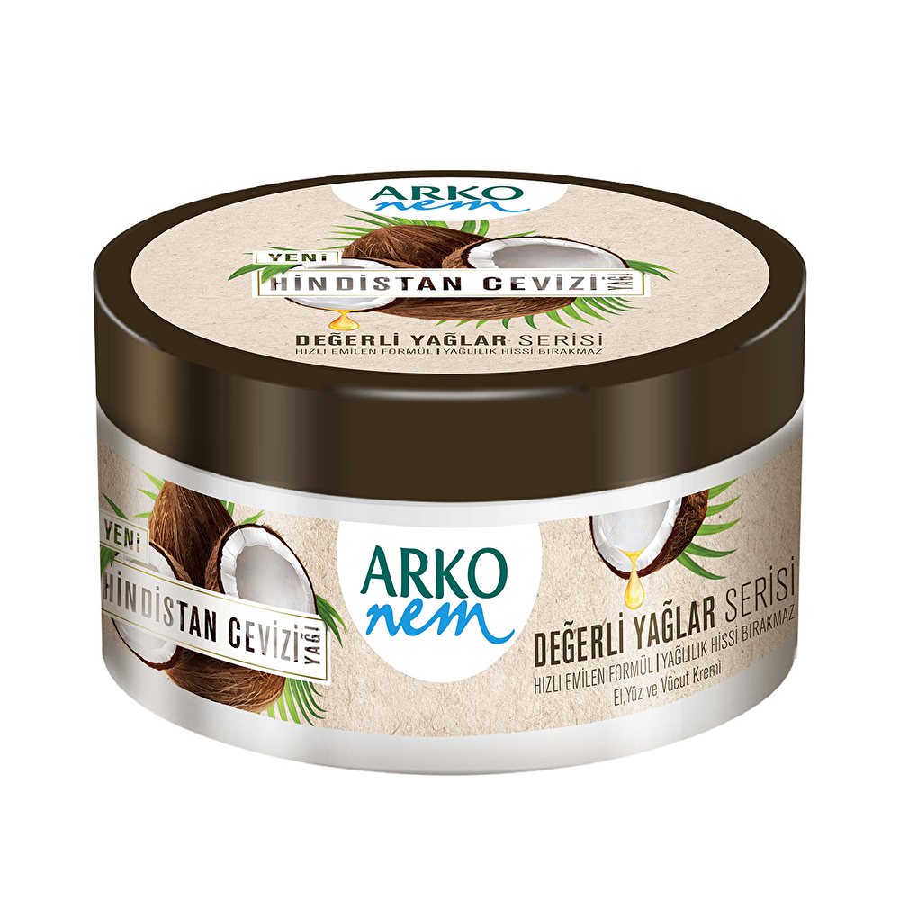 Arko Nem Krem Değerli Yağlar Hindistan Cevizi 250 Ml El Bakımı Fiyatı
