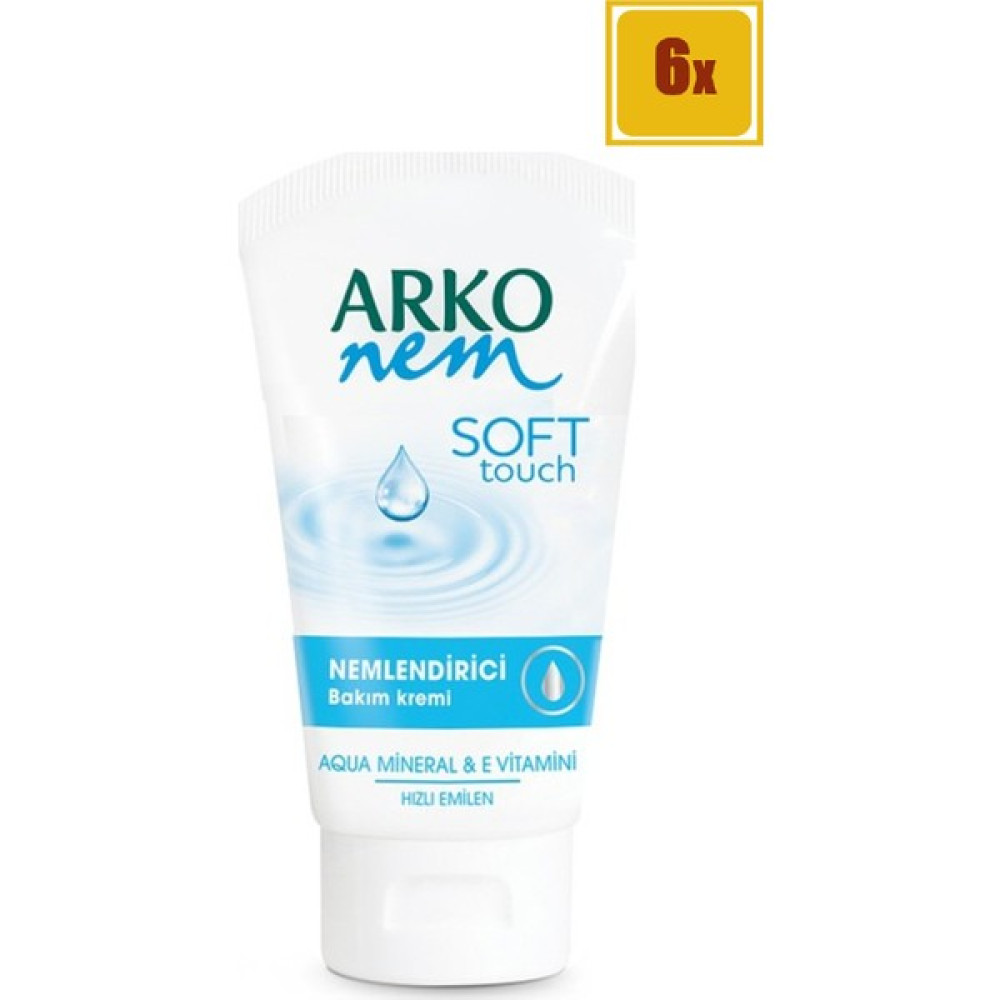 Arko Nem Krem Soft Touch 75 ml 6'lı Set Nemlendiriciler Fiyatı