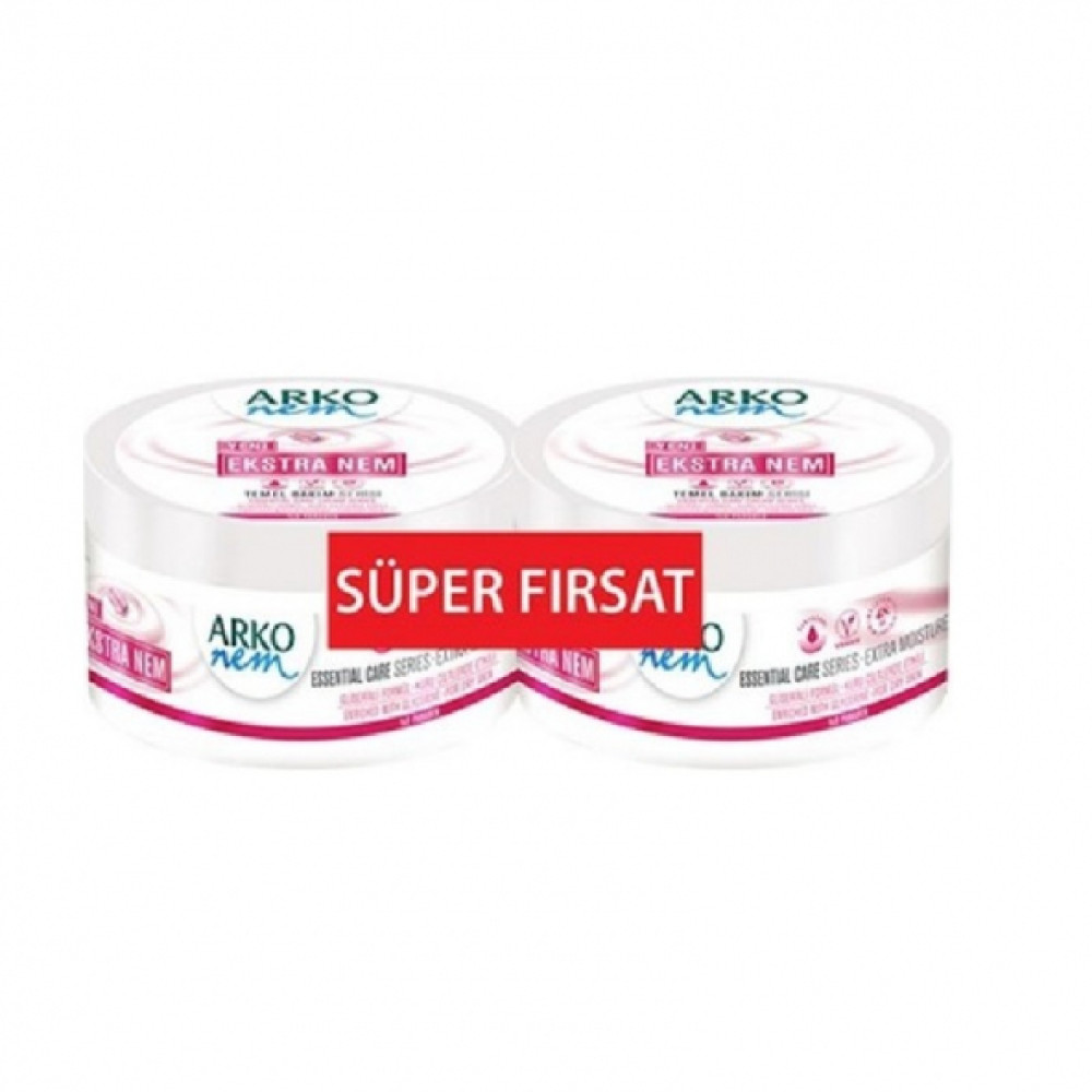 Arko Nem Temel Bakim Kremi 250 Ml Extra Nem X 2 Adet Vücut Losyonu ve Nemlendiricileri Fiyatı