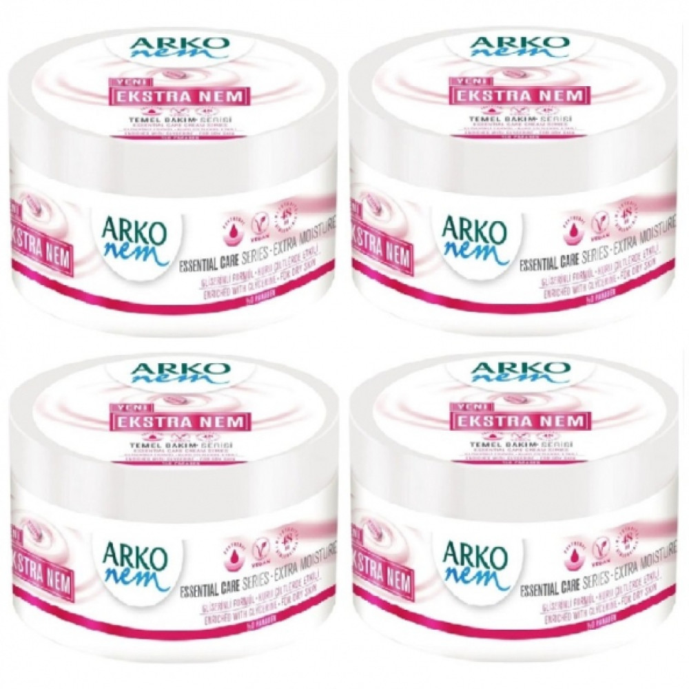 Arko Nem Temel Bakim Kremi 250 Ml Extra Nem X 4 Adet Vücut Losyonu ve Nemlendiricileri Fiyatı