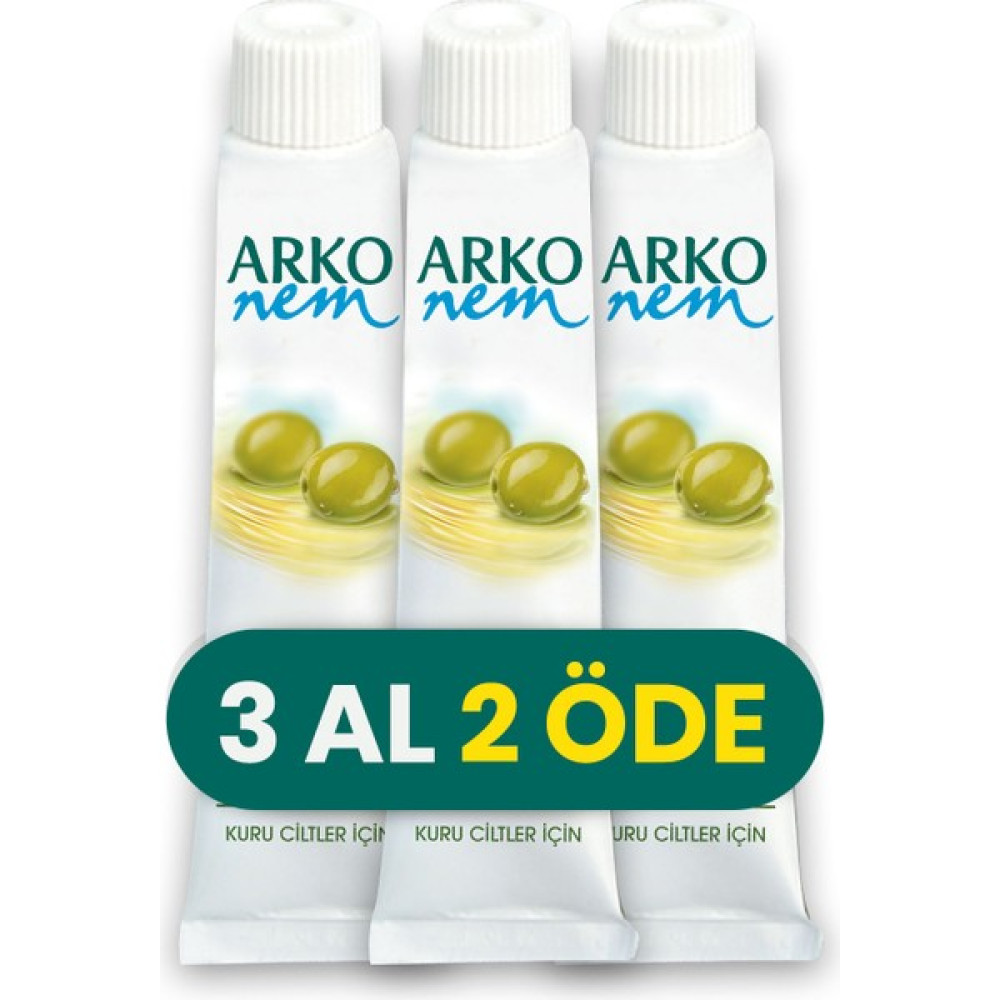 Arko Nem Zeytinyağlı El Kremi 3X20CC - 1 Oto Boyaları Fiyatı