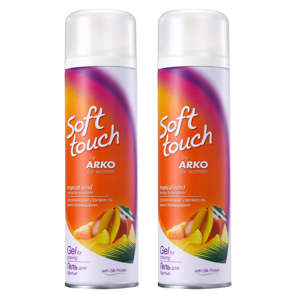 ARKO Soft Touch Tropical Wind Kadın Tıraş Jeli 2x200 ml Tıraş Jelleri / Köpükleri / Kremleri Fiyatı