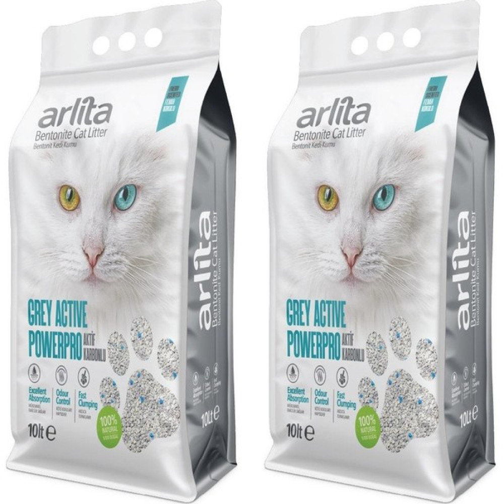 Arlita Grey Actıve Powerpro Aktif Karbonlu Fresh Kokulu Ince Taneli Topaklanan 2X10 L 2 Adet Kedi Kumu Evcil Hayvan Ürünleri Fiyatı