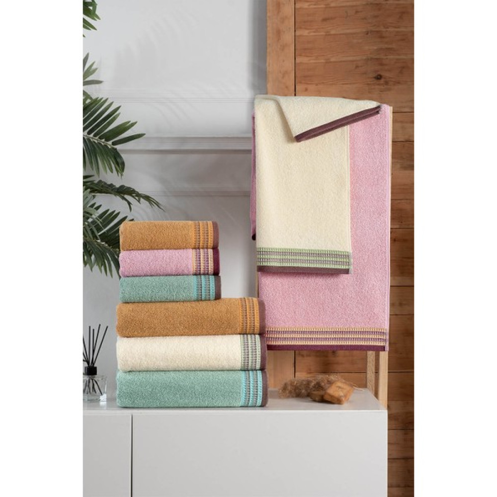 Arliva Home Hera Bukle Jakarlı Havlu Hardal 50X90 - 50 x 90 cm El / Yüz Havlusu Fiyatı