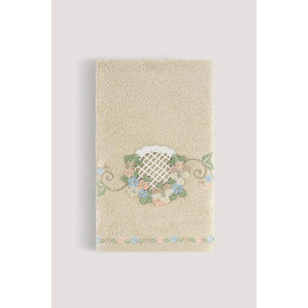 Arliva Home Menekse Bambu Nakıslı Havlu Bej 50X90 - 50 x 90 cm El / Yüz Havlusu Fiyatı