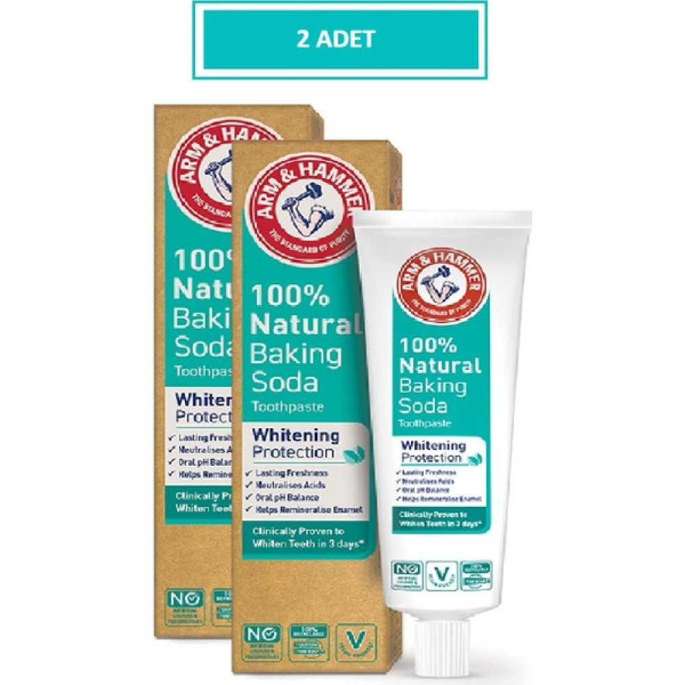 Arm & Hammer 100 Doğal Beyazlık Koruyucu Diş Macunu X 2 Adet Diş Macunları Fiyatı