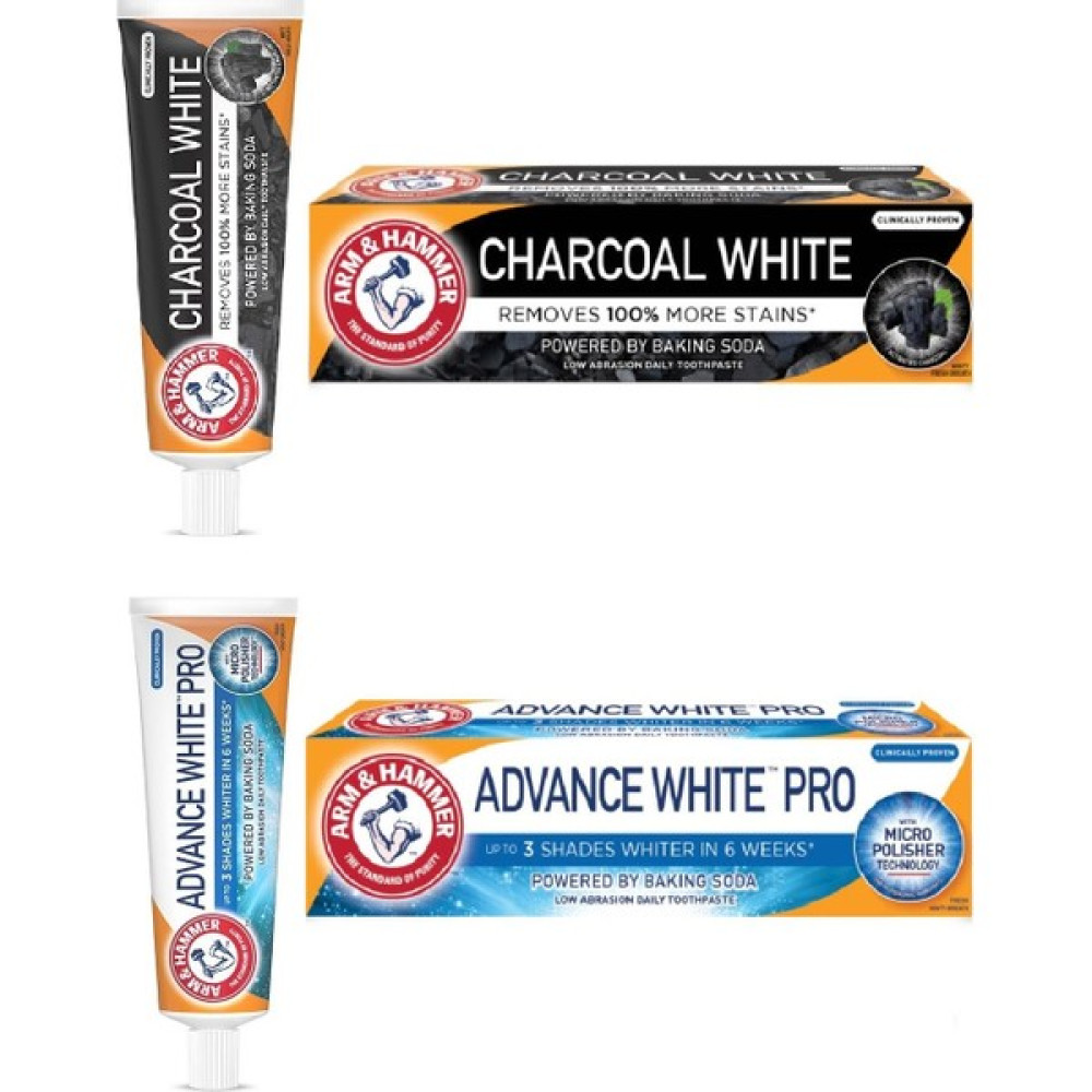 Arm & Hammer Arm & Hammer100 Kömür Beyazlık Diş Macunu + Advance Whıte Pro Diş Macunu Diş Macunları Fiyatı