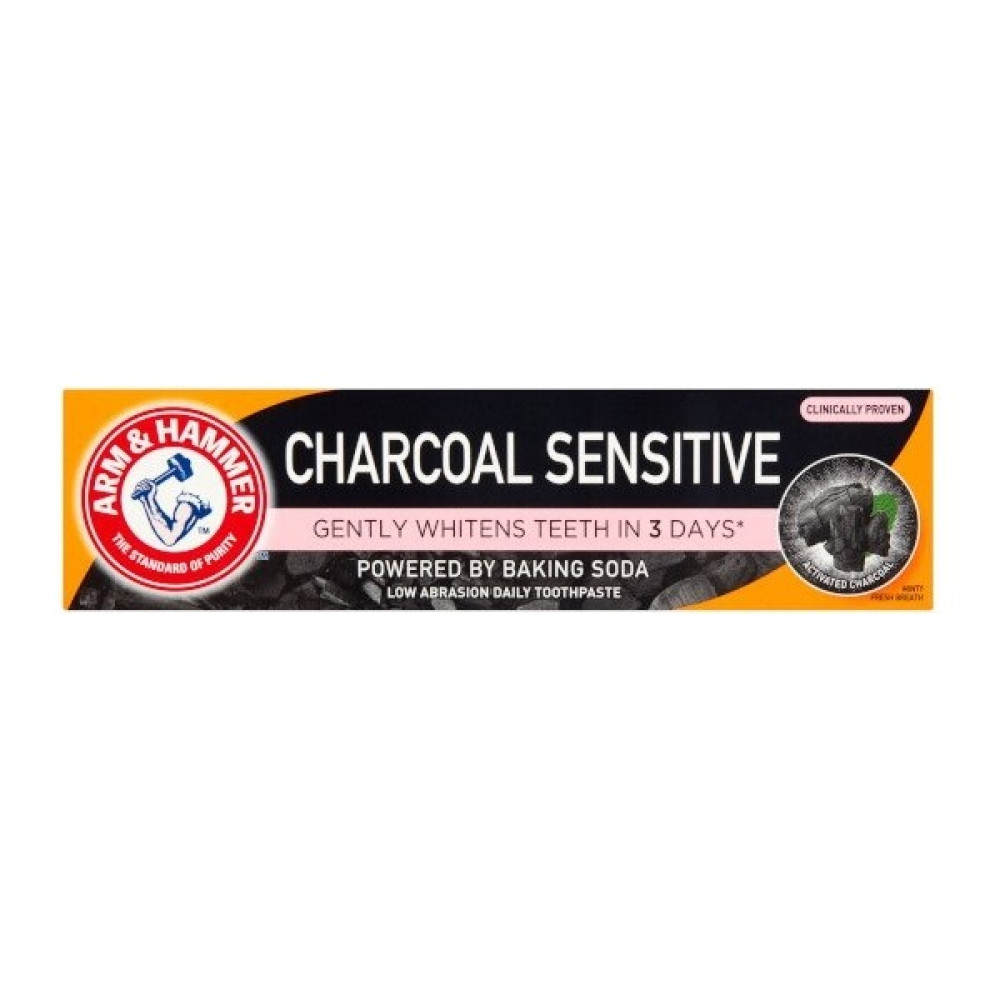 Arm & Hammer Charcoal Sensitive White Aktif Kömürlü Diş Macunu 75 ml Diş Macunları Fiyatı