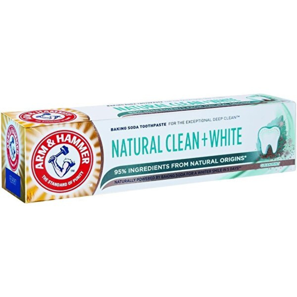 Arm Hammer Natural Cleanwhıte (Doğal Köken Beyazlatıcı) Diş Macunu 75ML Diş Macunları Fiyatı