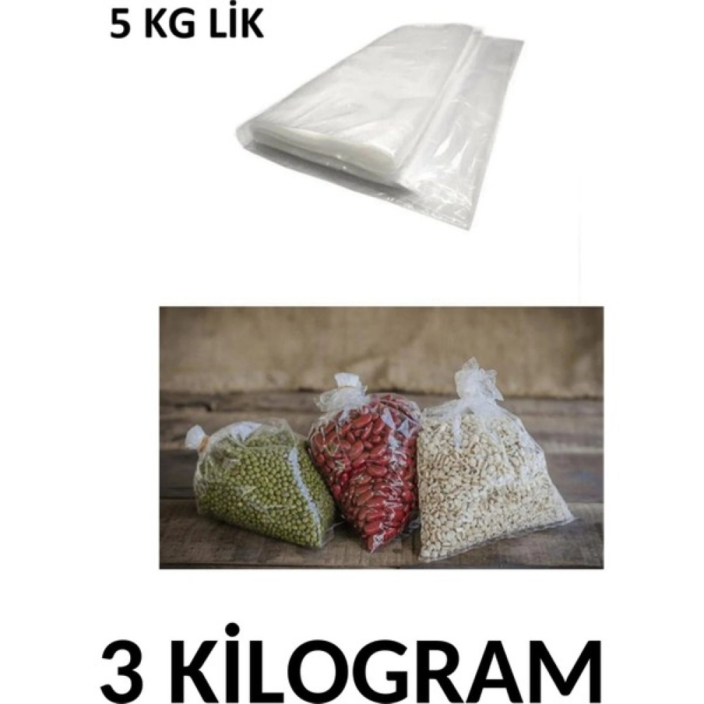 Arma Naksan Beş kg Lik Şeffaf Naylon Torba Bakliyat Poşeti 30CM x 50CM-3 kg Nalburiye & Hırdavat Fiyatı