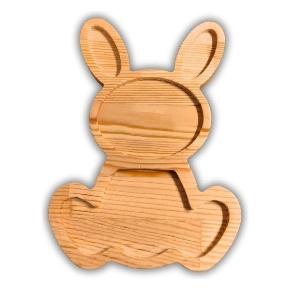 AR&MA WOOD Ahşap Tavşan Figürlü Kayın Çerezlik - Kahvaltılık ve Servis - Sunum Tabağı - 30 x 20 cm Oto Boyaları Fiyatı