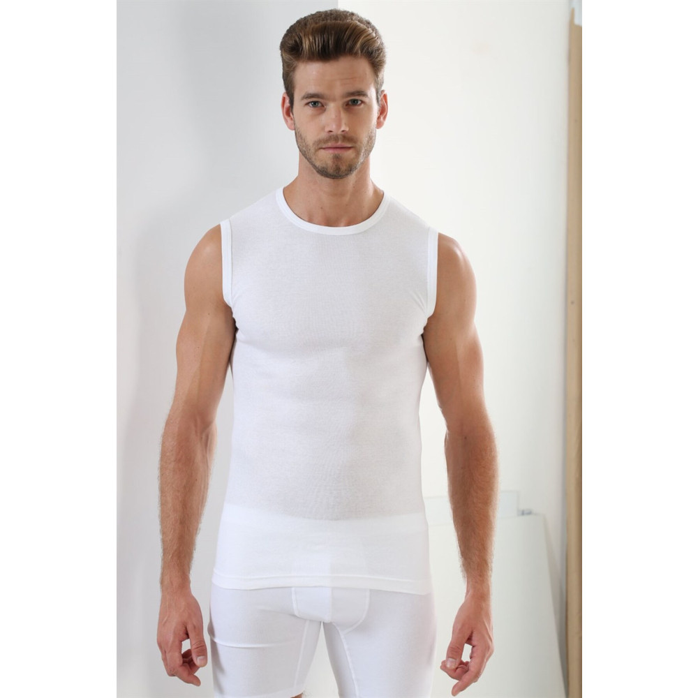 Arma Yıldız Erkek Beyaz Ribana Yuvarlak Yaka Kolsuz T-shirt 2li Paket M Beden Giyim & İç Giyim Fiyatı