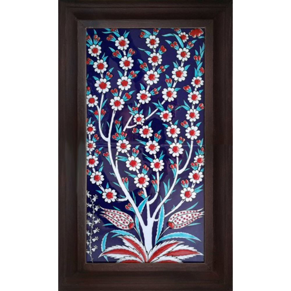 Armada Çini 20x40 Cm ED 162 hayat ağacı El dekoru Çini Pano Yer / Yüzey Kaplamaları Fiyatı