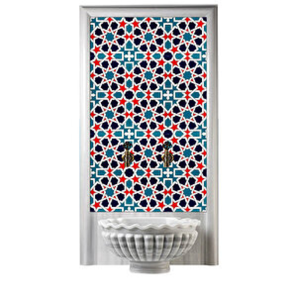 Armada Çini 60x100 Cm Sp 88 Maroc Serigraf Türk Hamamı Pano Duvar Panosu Fiyatı