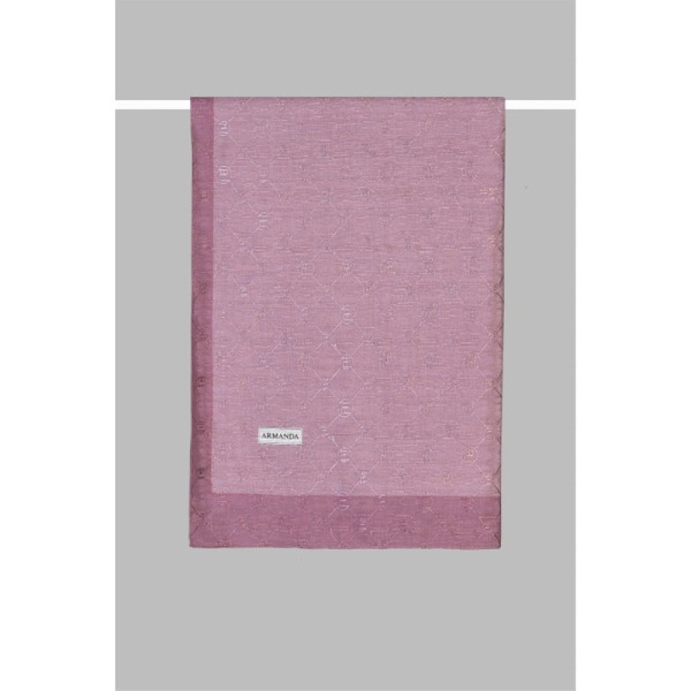 Armanda Zincir Monogram Desenli Şal 3042-Lıla Şal / Fular & Eşarp Fiyatı