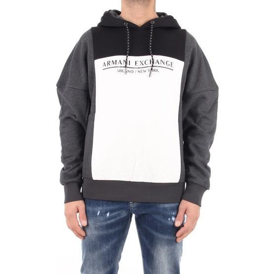 Armani Exchange 6HZMLE-ZJLBZ-8221 Gri Erkek Sweatshirt