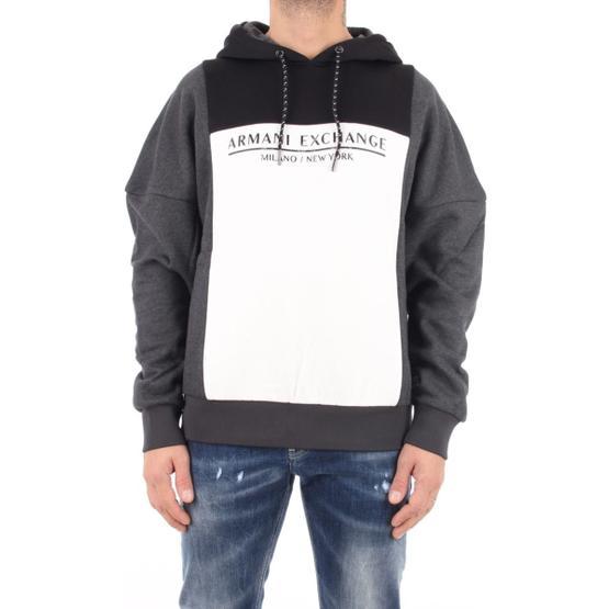 Armani Exchange 6HZMLE-ZJLBZ-8221 Gri Erkek Sweatshirt