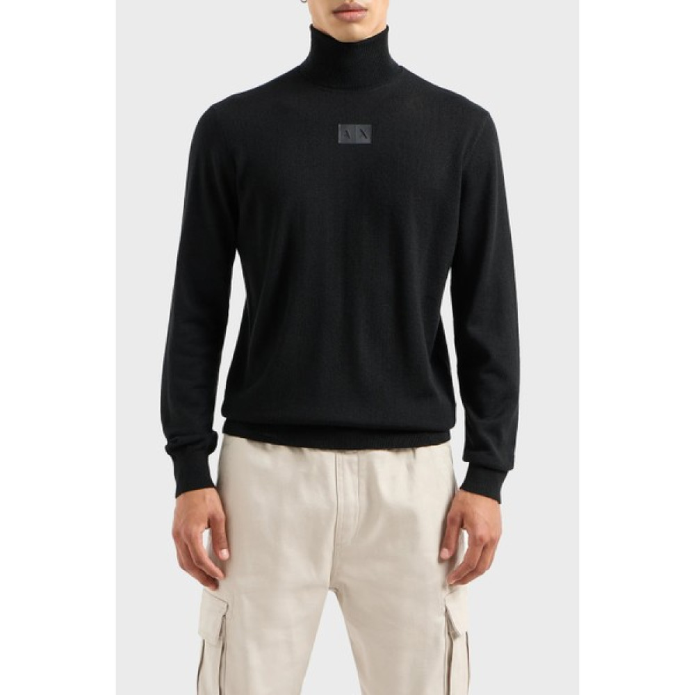 Armani Exchange Yün Karışımlı Balıkçı Yaka Regular Fit Kazak Erkek Kazak 6Rzm5C Zmm9Z 1200 Erkek Kazak & Süveter & Triko Fiyatı